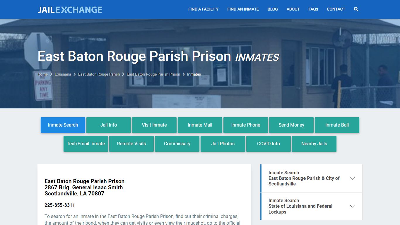 East Baton Rouge Parish Jail Inmates | Arrests | Mugshots | LA