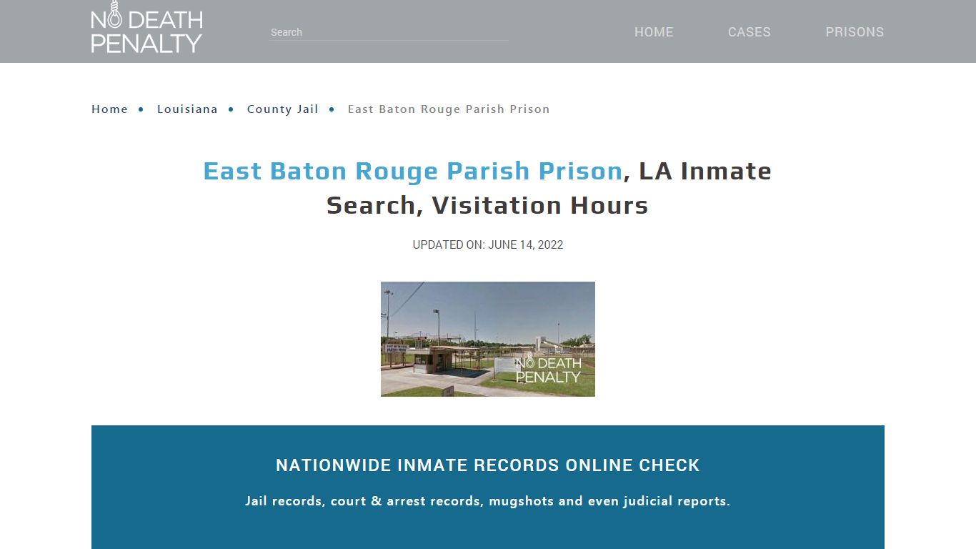 East Baton Rouge Parish Prison, LA Inmate Search ...